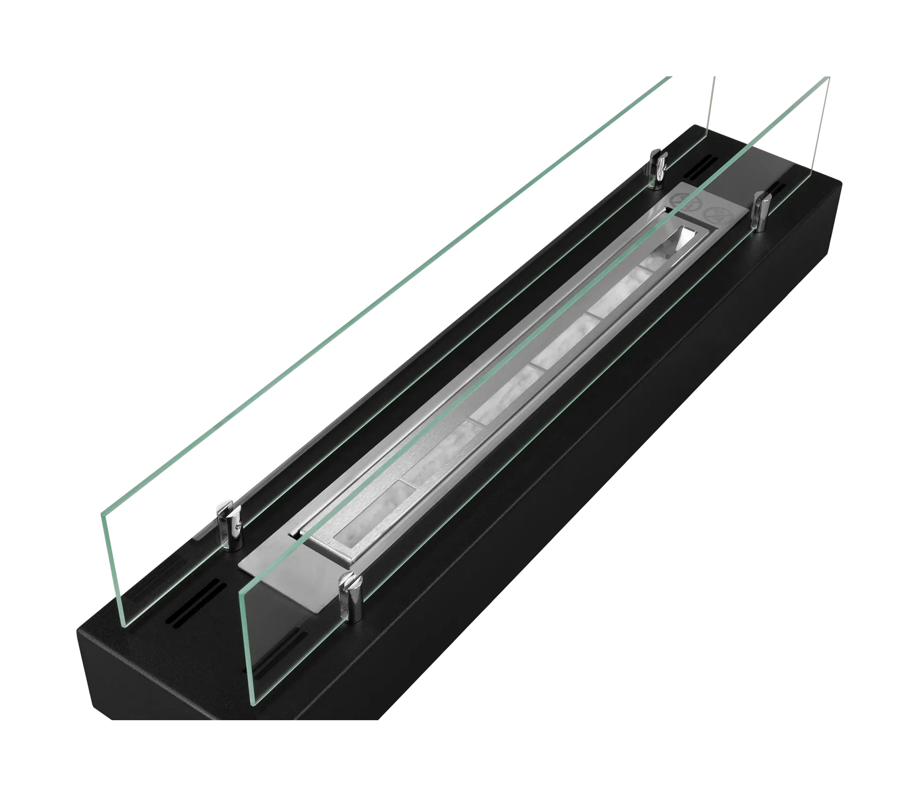 4136 Bio-Kamin Einsatz mit Glas 700mm