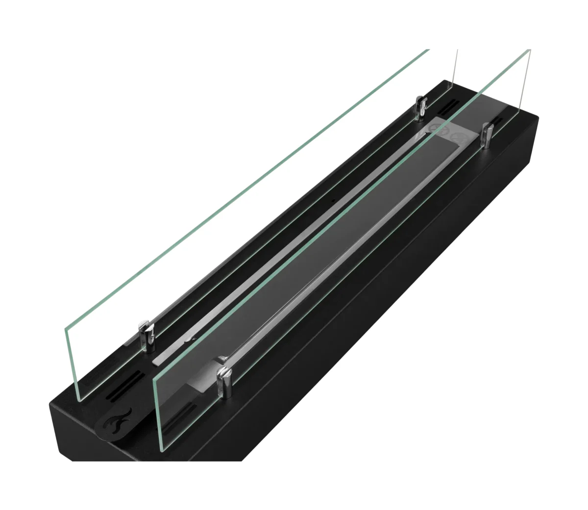 4137 Bio-Kamin Einsatz mit Glas 700mm