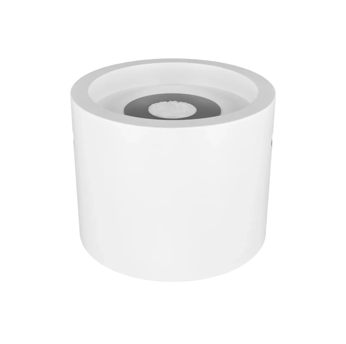 4187 Freistehender Bio-Kamin Moon Mini weiß matt