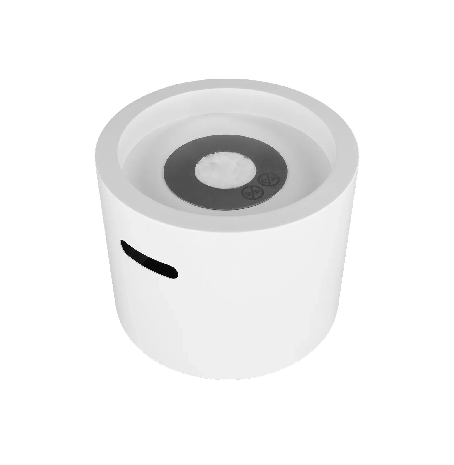 4188 Freistehender Bio-Kamin Moon Mini weiß matt