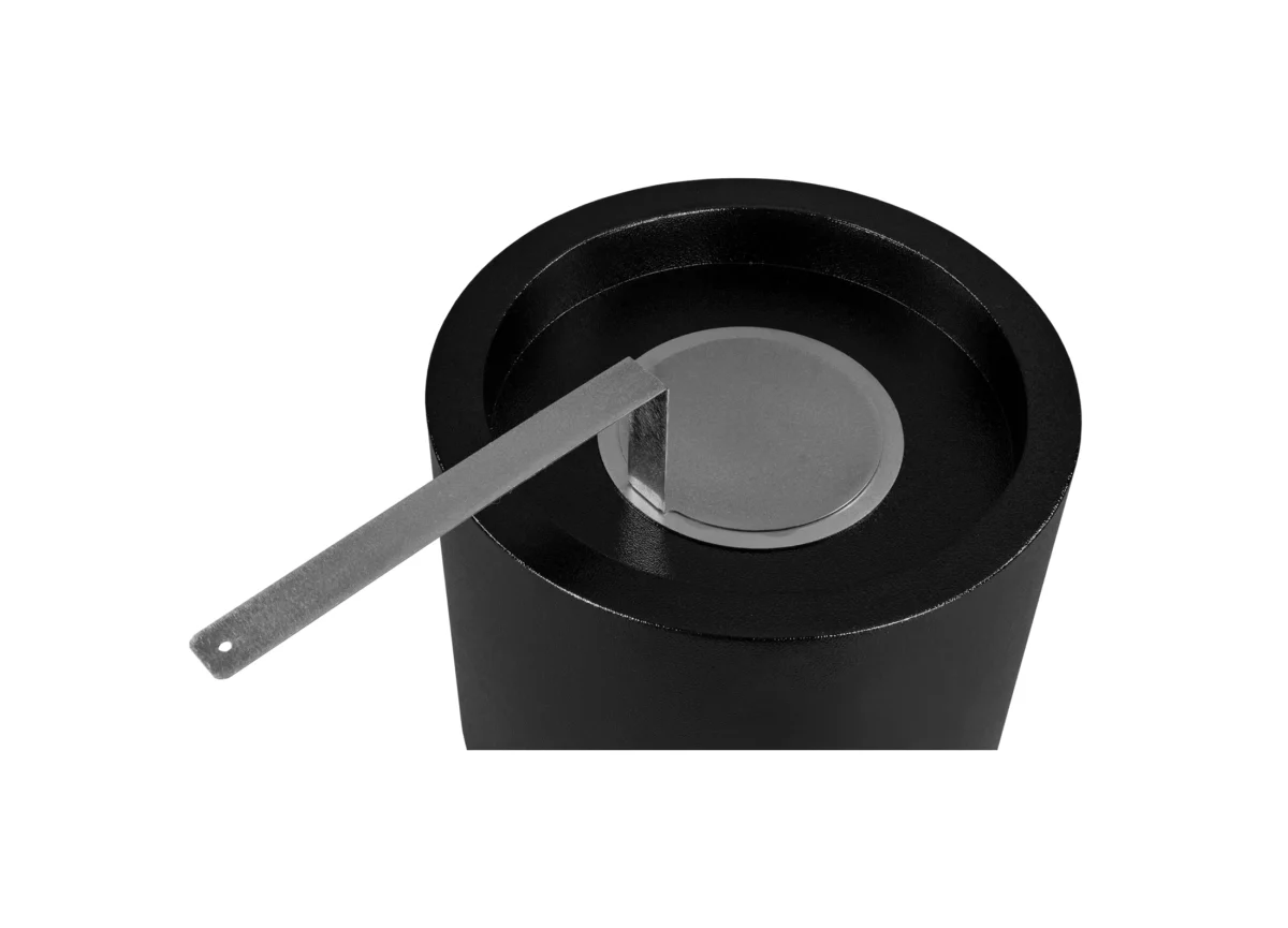 4197 Freistehender Bio-Kamin Moon Mini schwarz matt