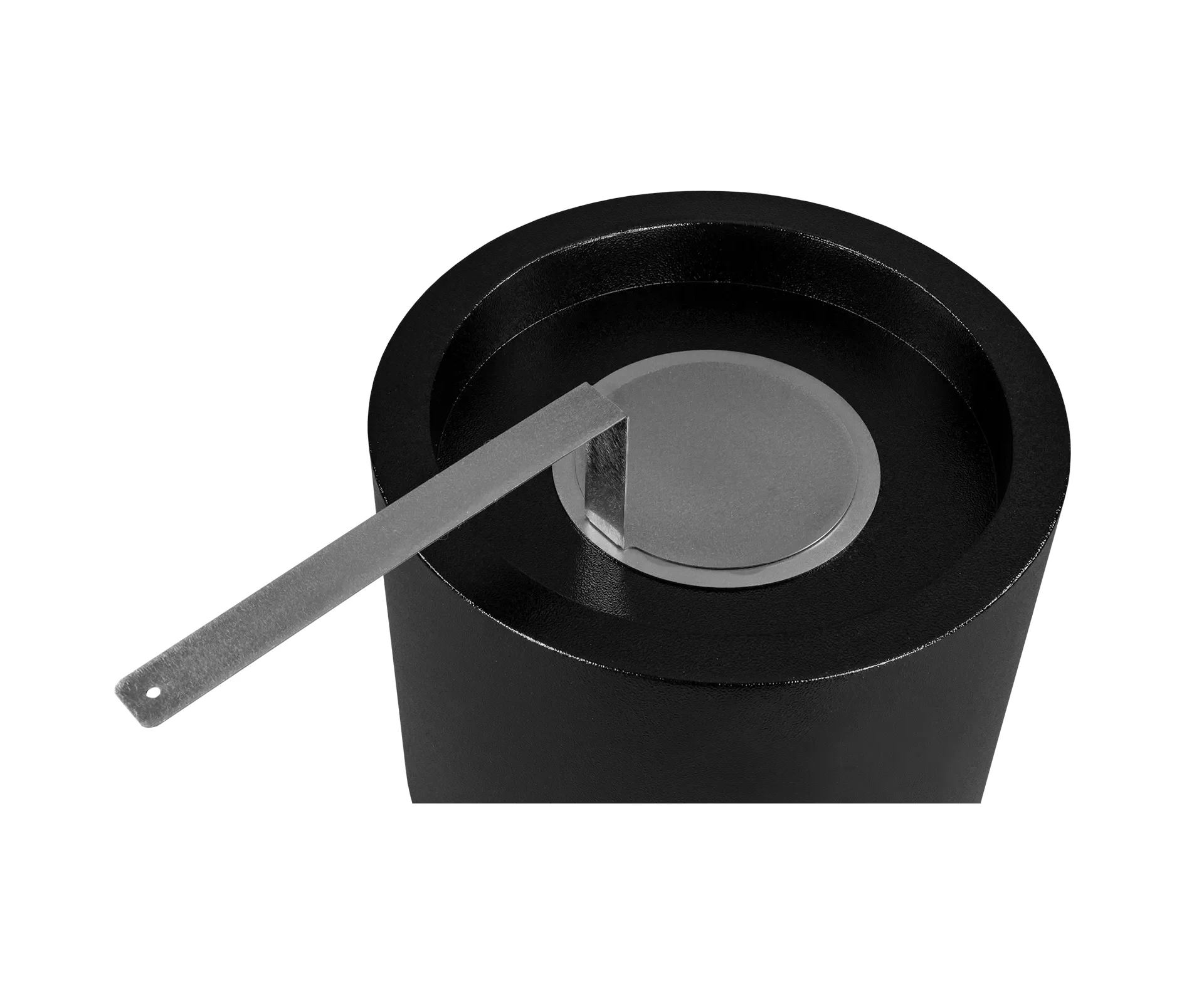 4197 Freistehender Bio-Kamin Moon Mini schwarz matt