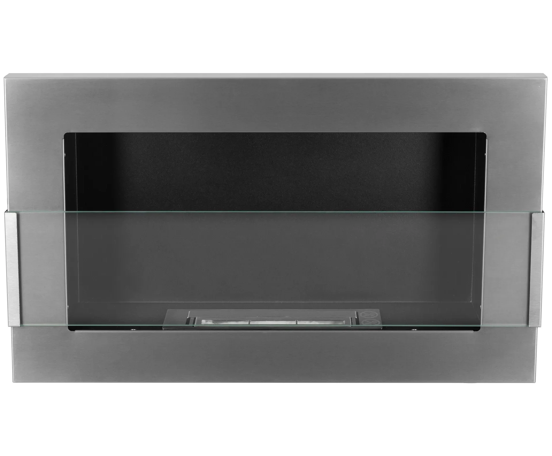 4253 Hängender Bio-Kamin mit Glas 650x400 inox
