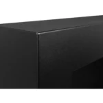 4261 Bioethanol-Wandkamin BOX 650 × 400 – Schwarz Strukturmatt