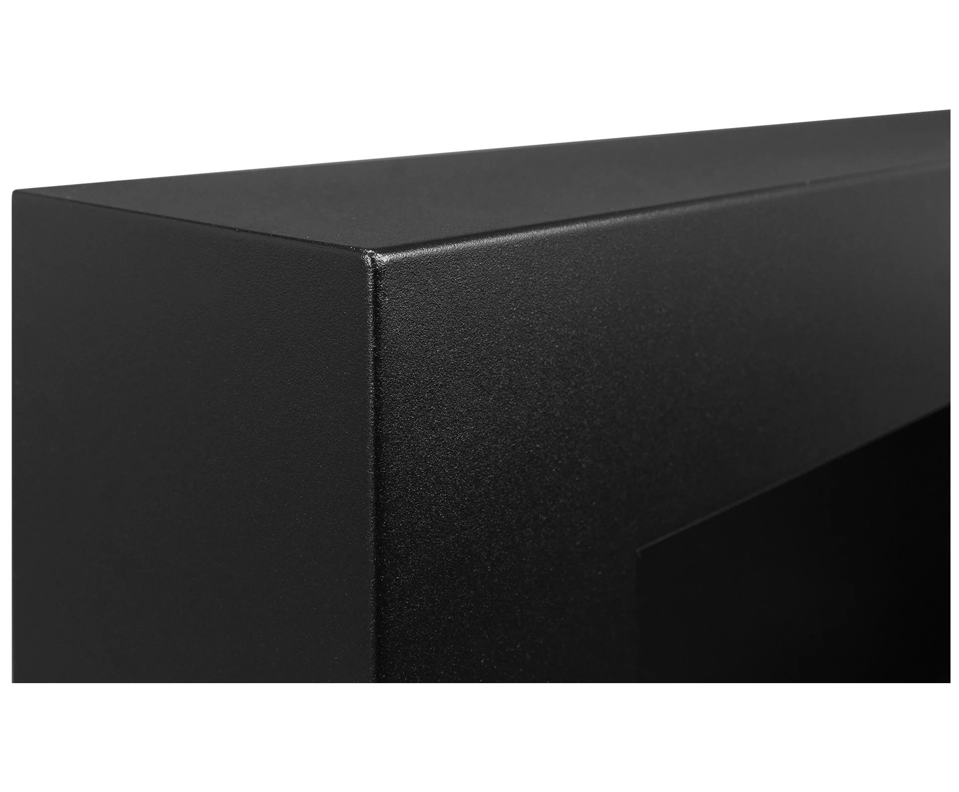 4261 Wandbioethanolofen 650x400 Box schwarz strukturiert matt