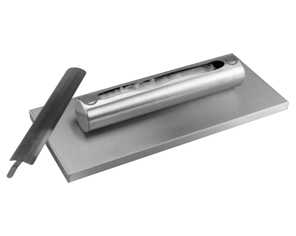 4310 Freistehender Bio-Kamin Edelstahl inox