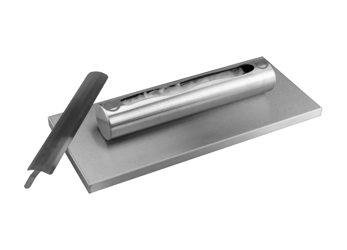 4310 Freistehender Bio-Kamin Edelstahl inox