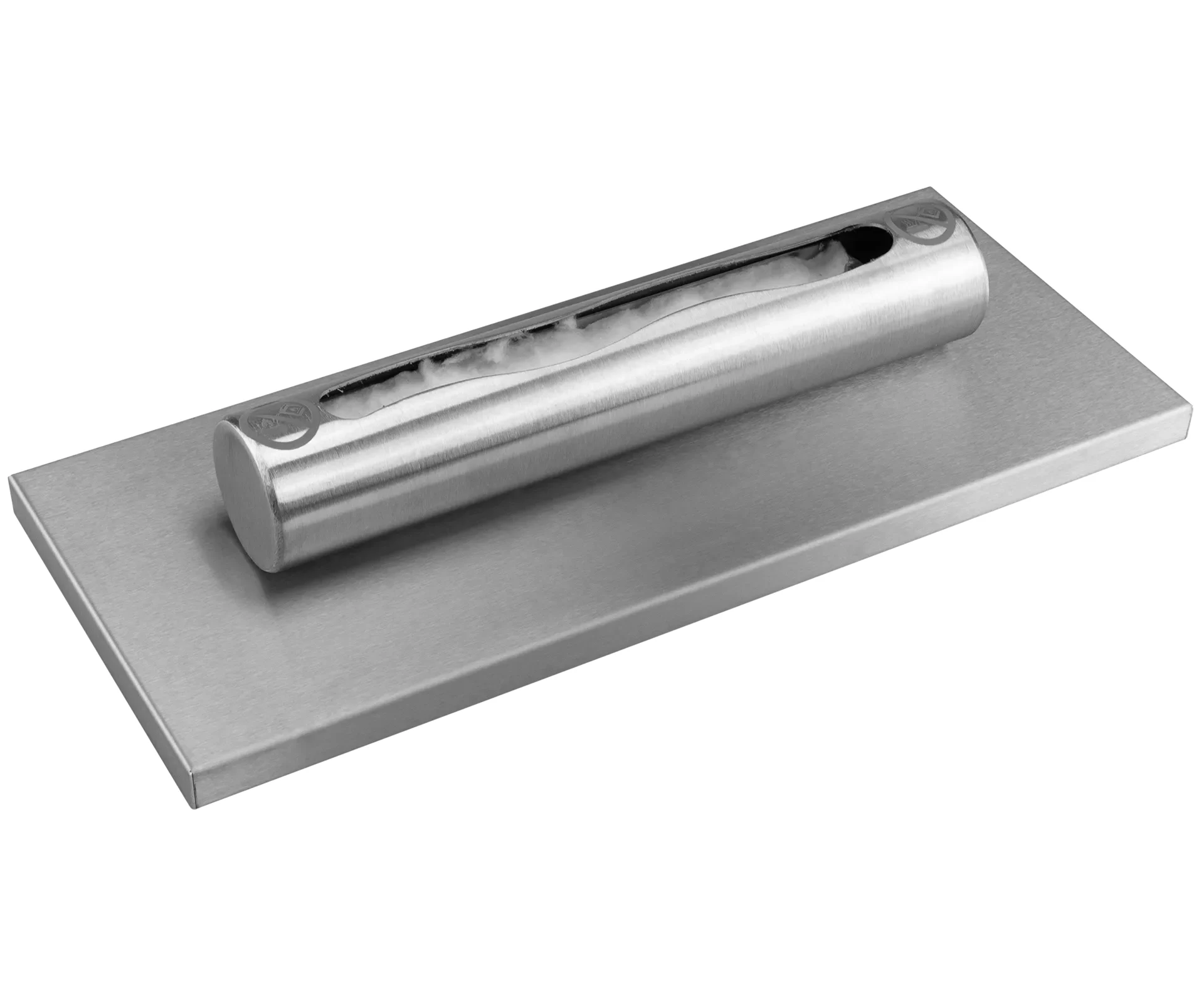 4312 Freistehender Bio-Kamin Edelstahl inox