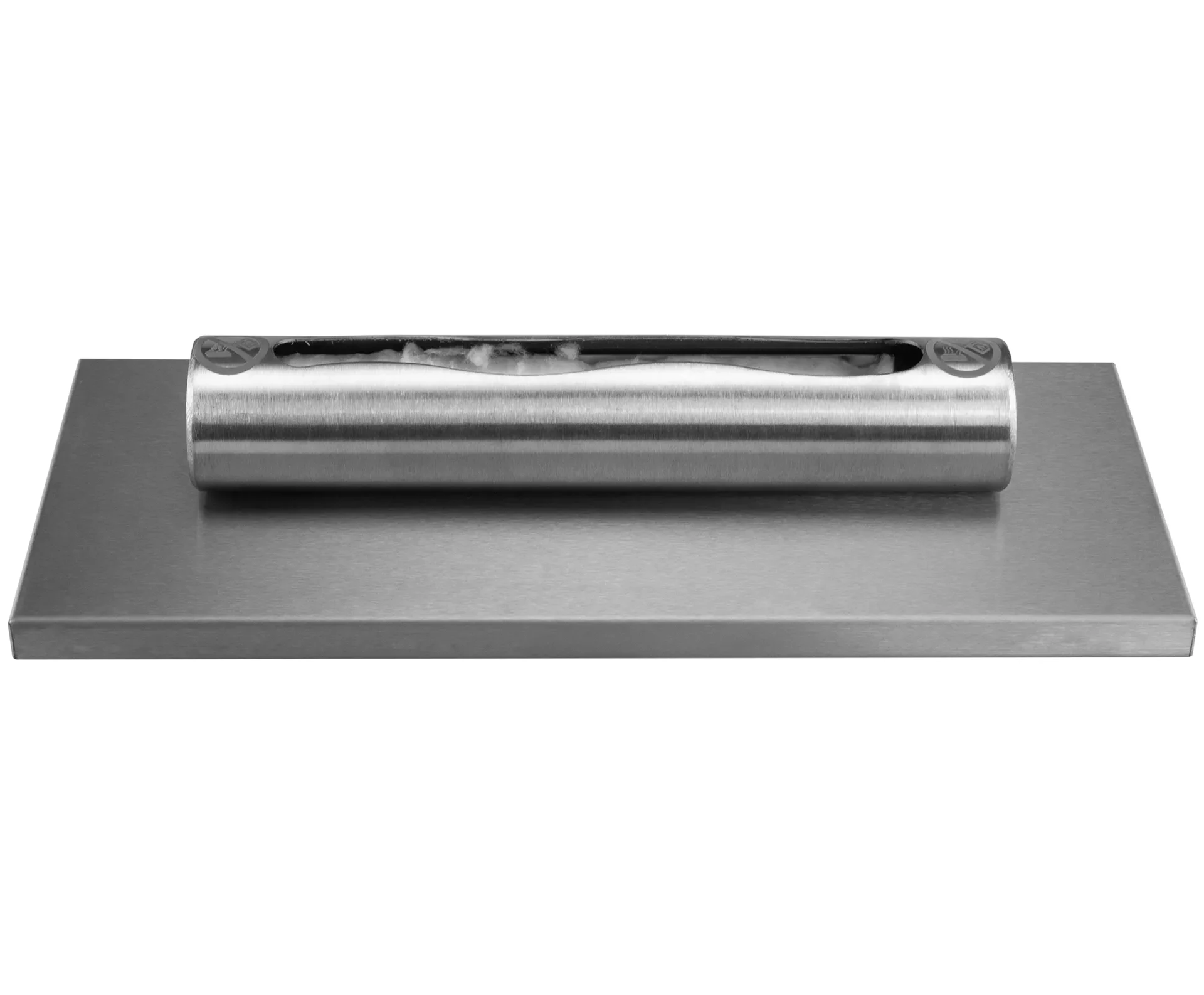 4313 Freistehender Bio-Kamin Edelstahl inox