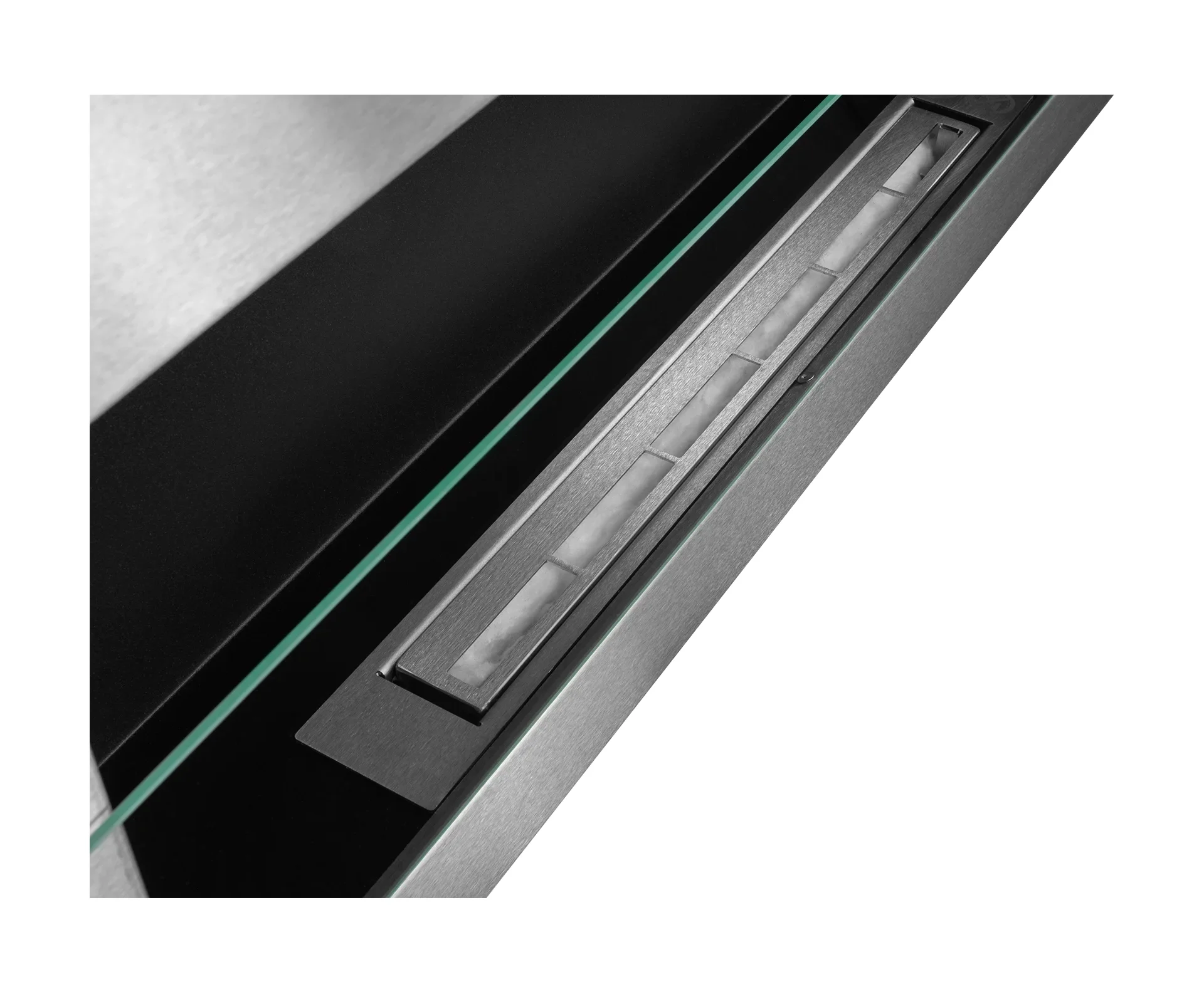 4377 Wandbioethanolofen mit Glas 900x400 Inox