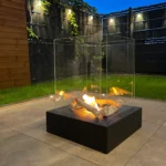 4379 Bioethanol-Standkamin SUNSET GARDEN – Schwarz