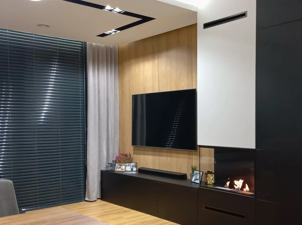 4388 Lüftungsgitter Kamin 600x60 schwarz matt