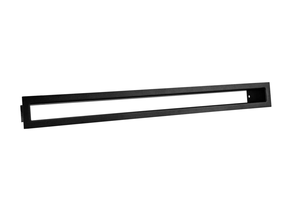 4391 Lüftungsgitter Kamin 600x60 schwarz matt