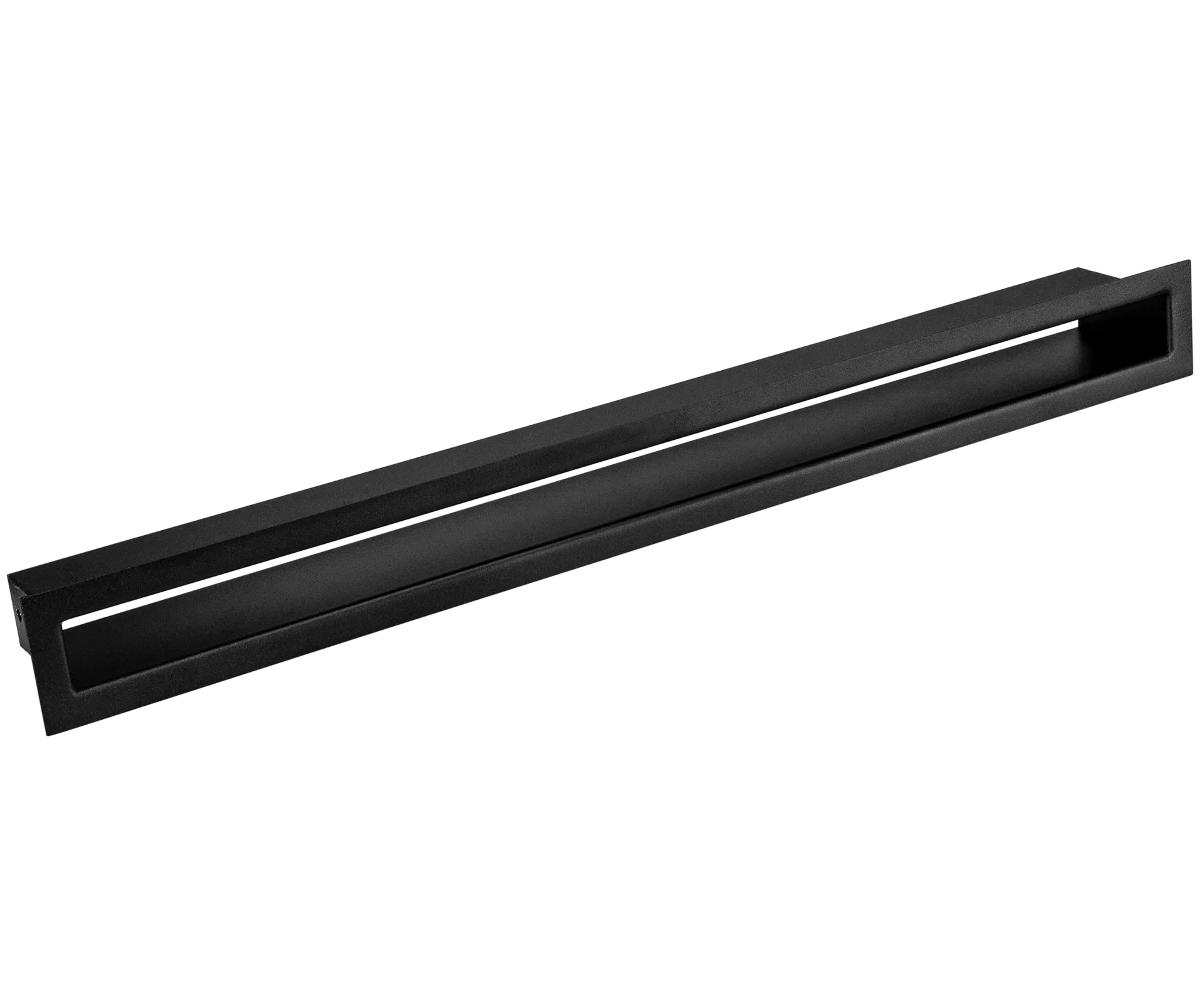 4392-1 Lüftungsgitter Kamin 600x60 schwarz matt