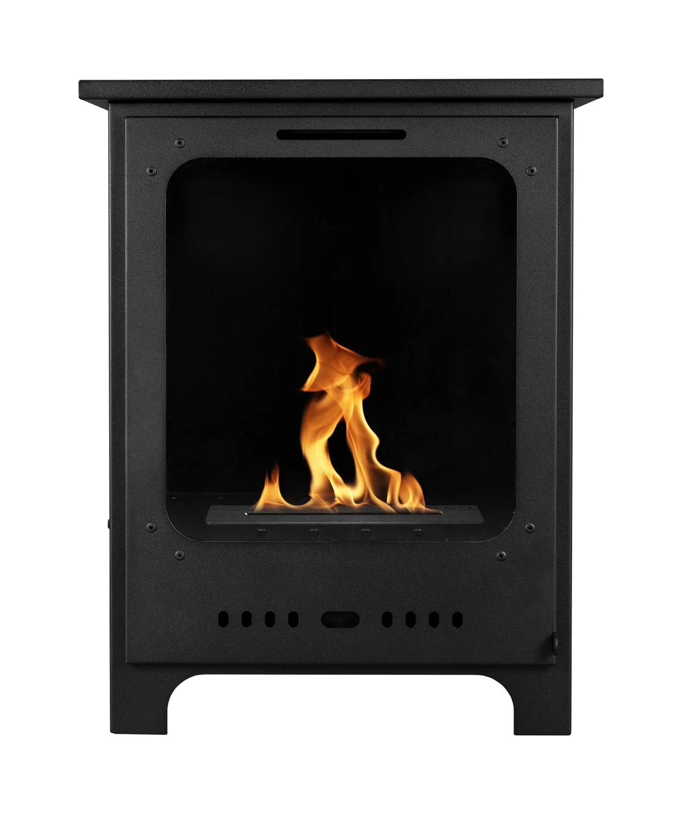 4547 Bio-Kamin Koza Mini schwarz matt mit Glas