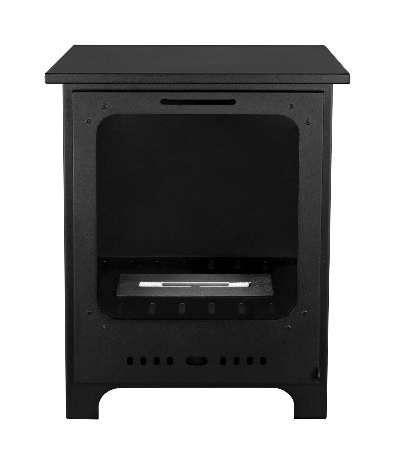 4549 Bio-Kamin Koza Mini schwarz matt mit Glas