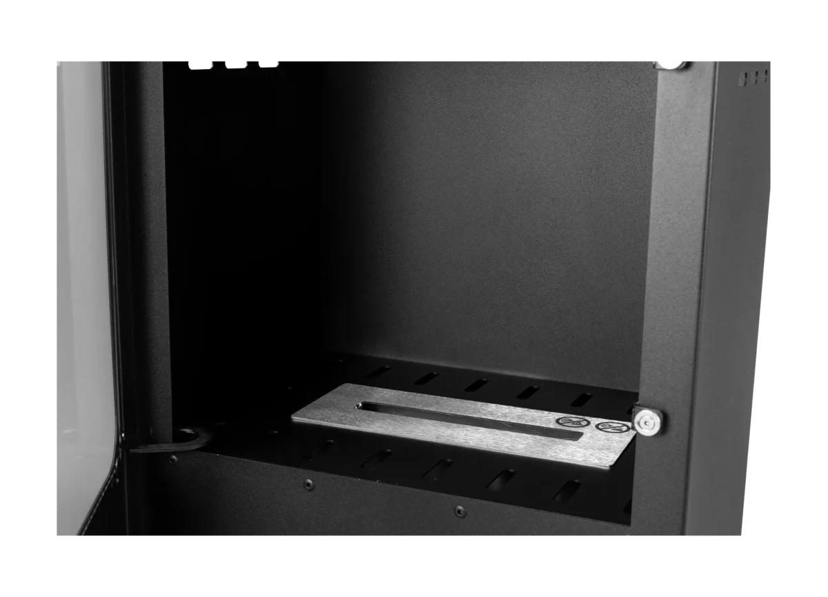 4554 Bio-Kamin Koza Mini schwarz matt mit Glas