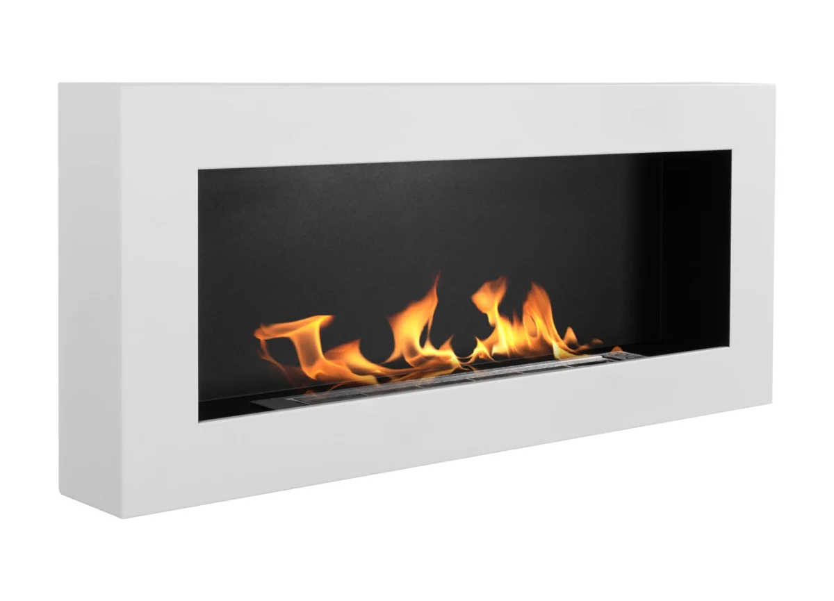 4738 Wand Bio-Kamin 900x400 Box weiß strukturiert matt