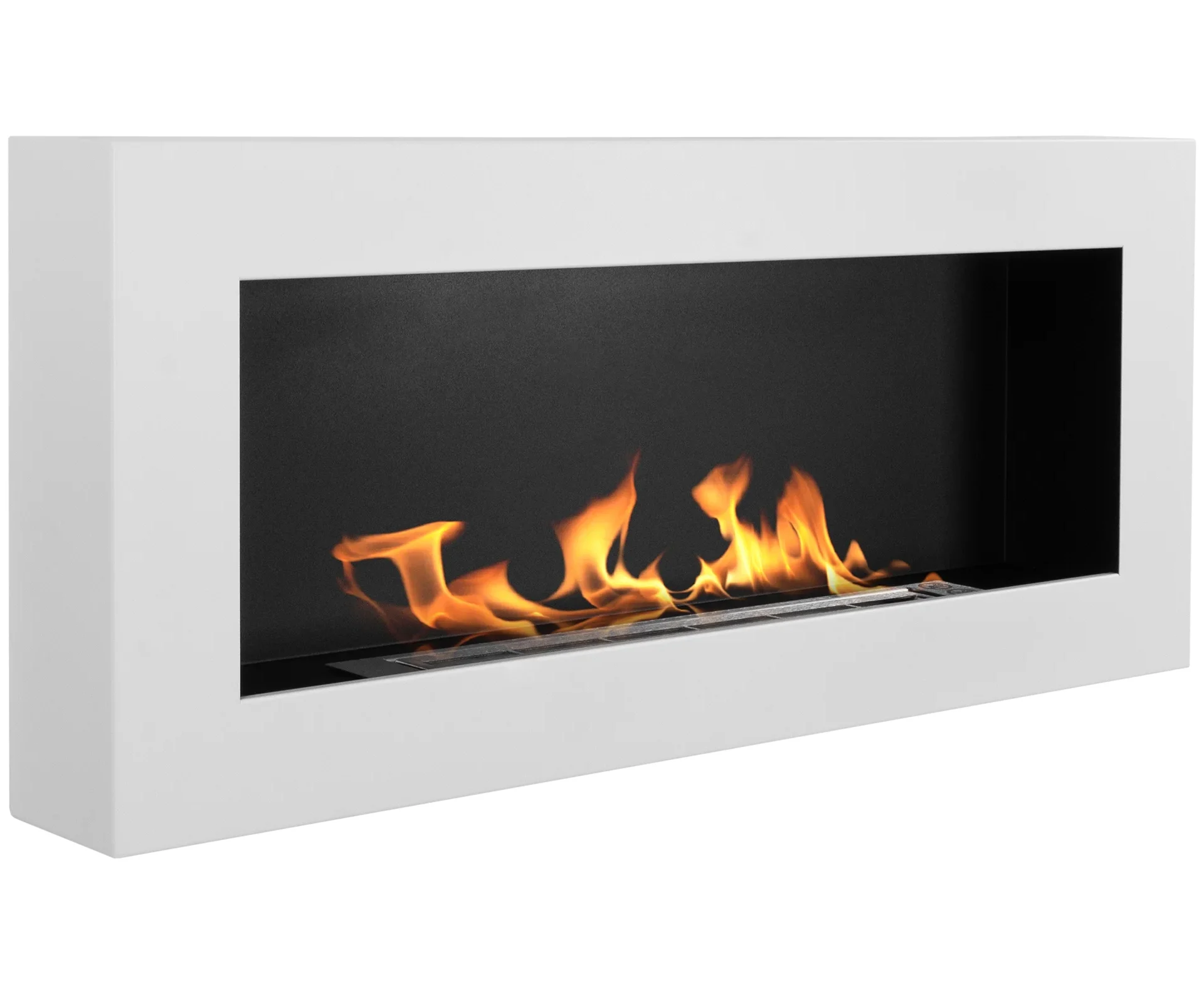 4738 Wand Bio-Kamin 900x400 Box weiß strukturiert matt