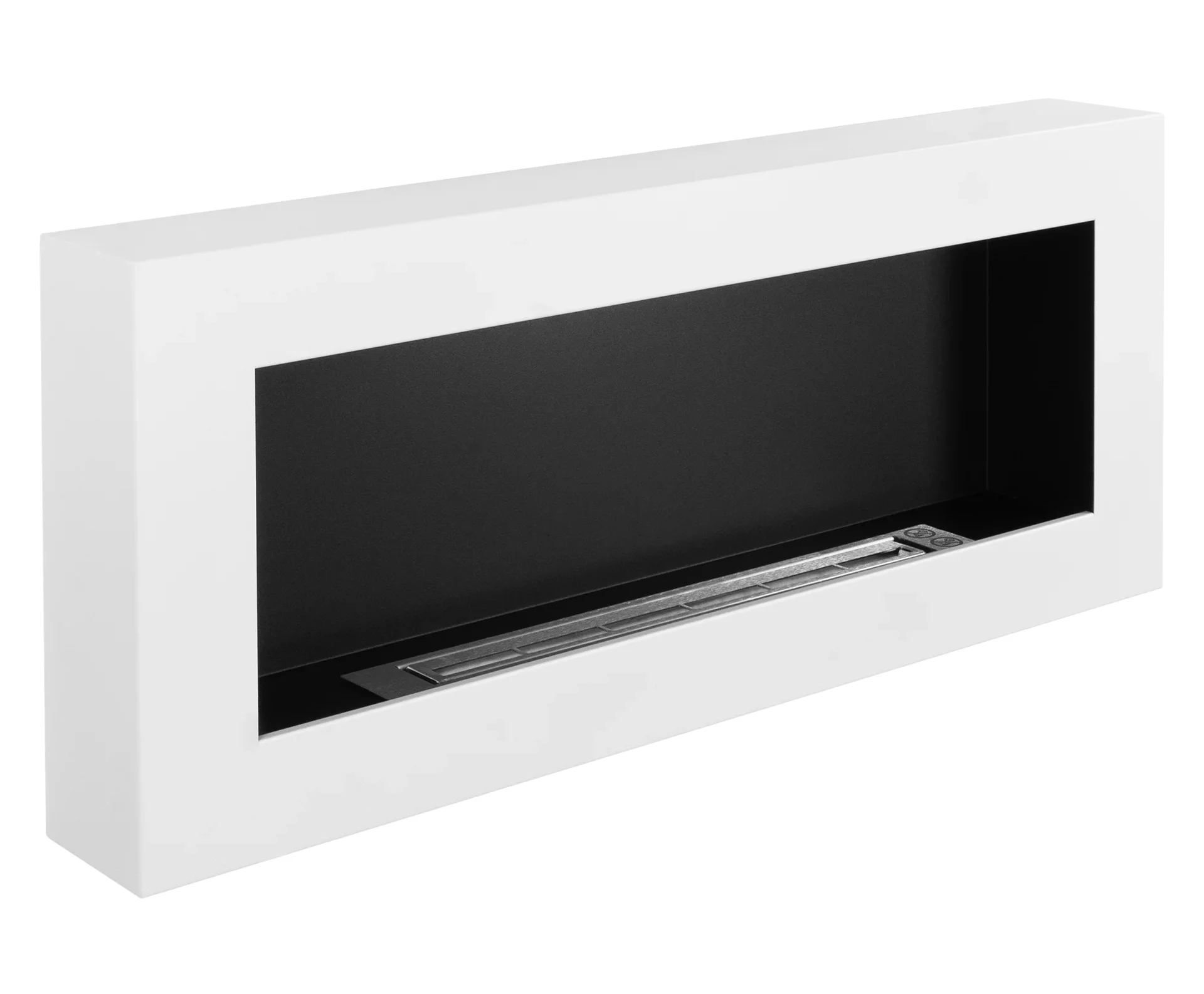 4741 Wand Bio-Kamin 900x400 Box weiß strukturiert matt