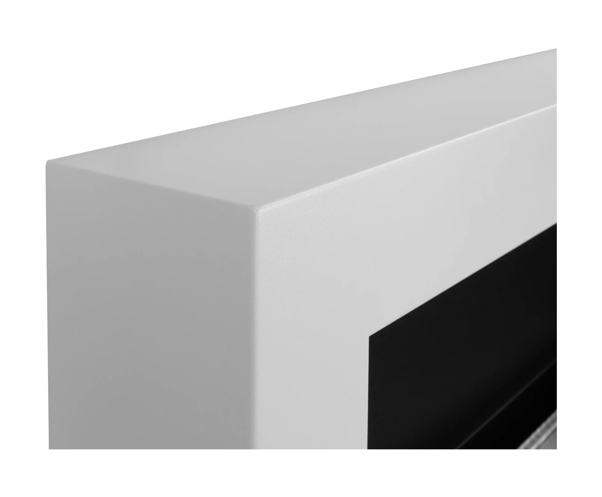 4742 Wand Bio-Kamin 900x400 Box weiß strukturiert matt