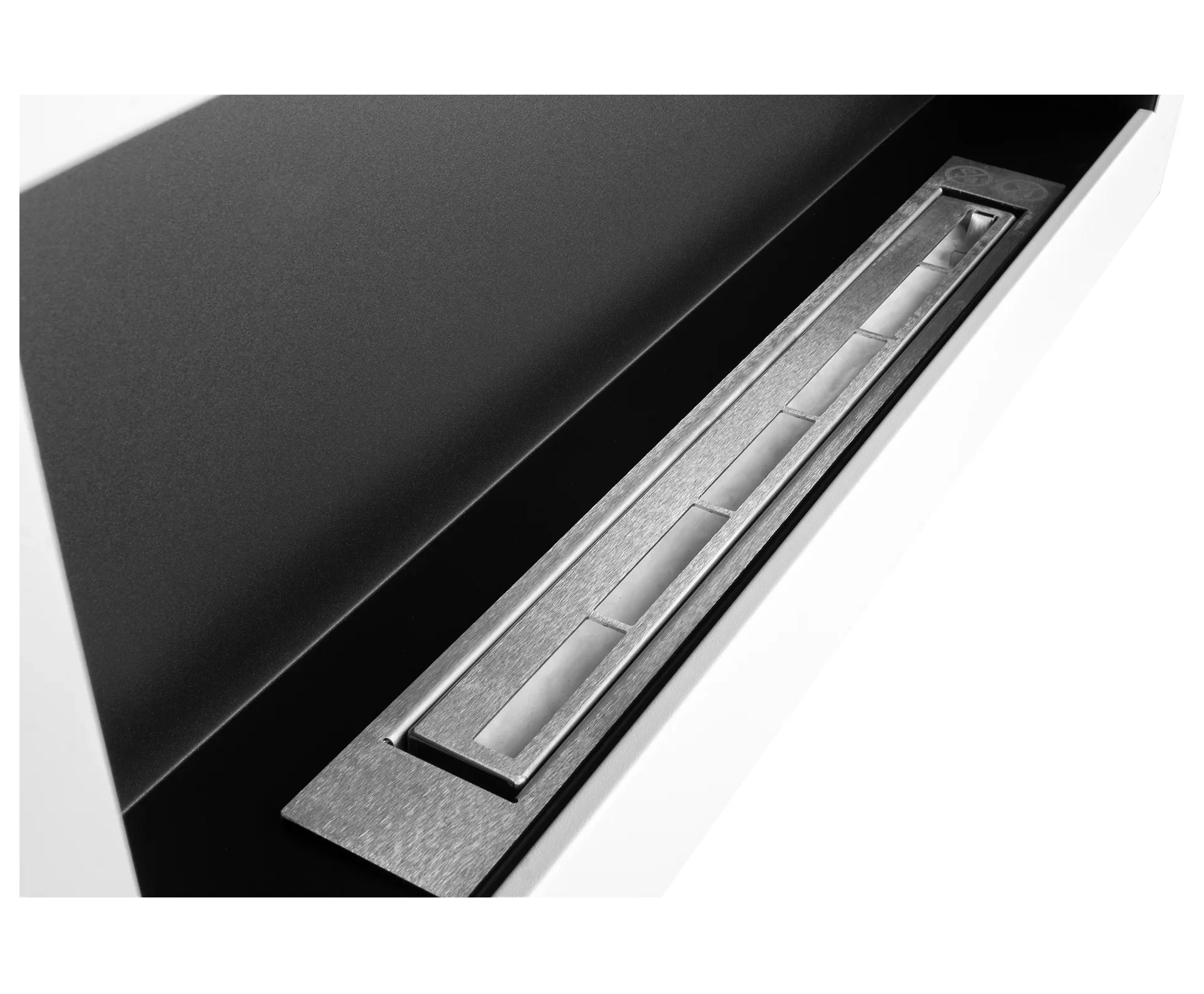4744 Wand Bio-Kamin 900x400 Box weiß strukturiert matt