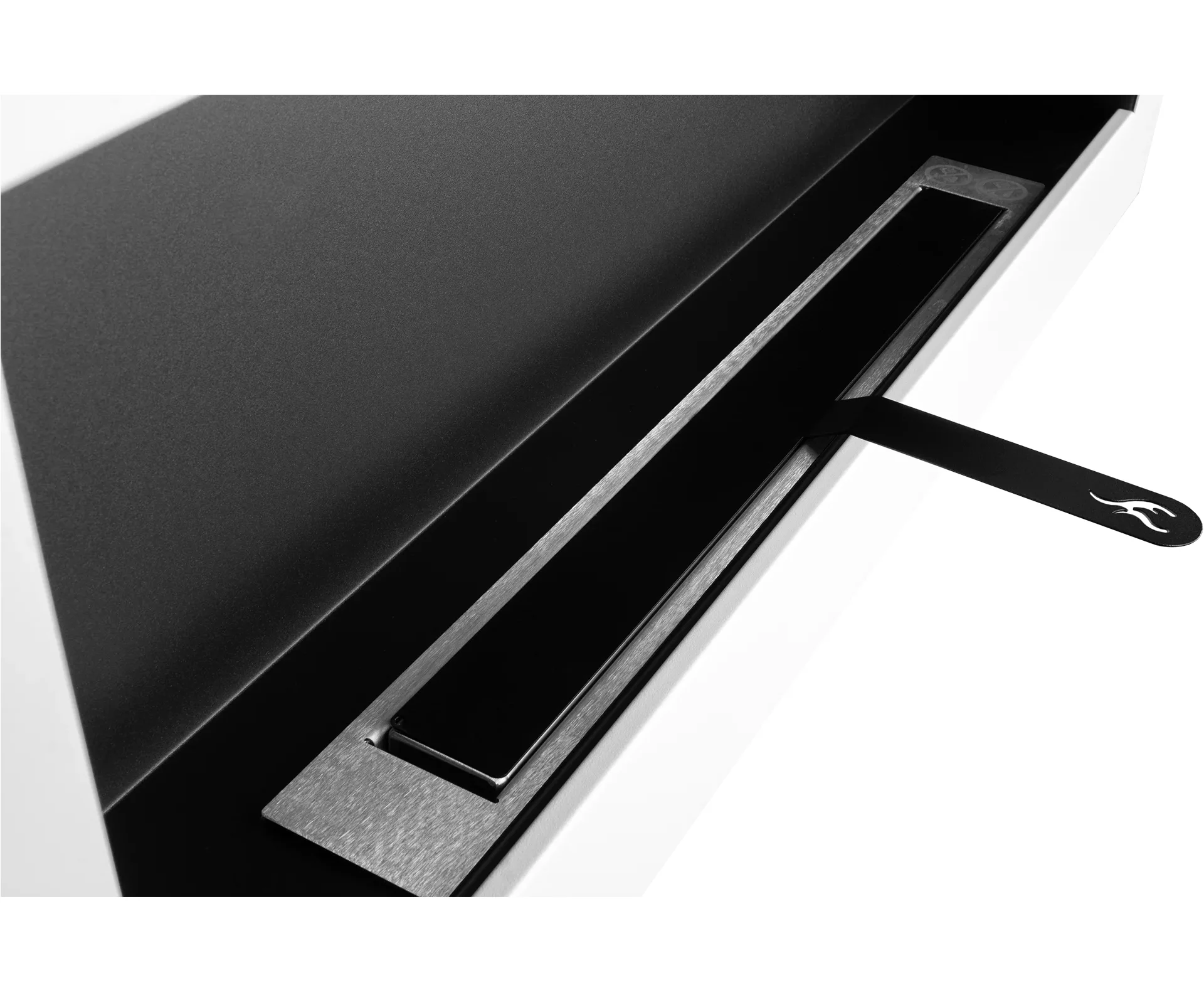 4745 Wand Bio-Kamin 900x400 Box weiß strukturiert matt