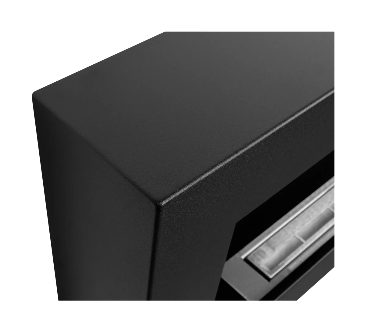 4753 Wandbioethanolofen 900x400 Box schwarz strukturell matt