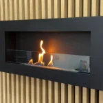 4776 Bioethanol-Wandkamin BOX 900 × 400 – mit Glasscheibe