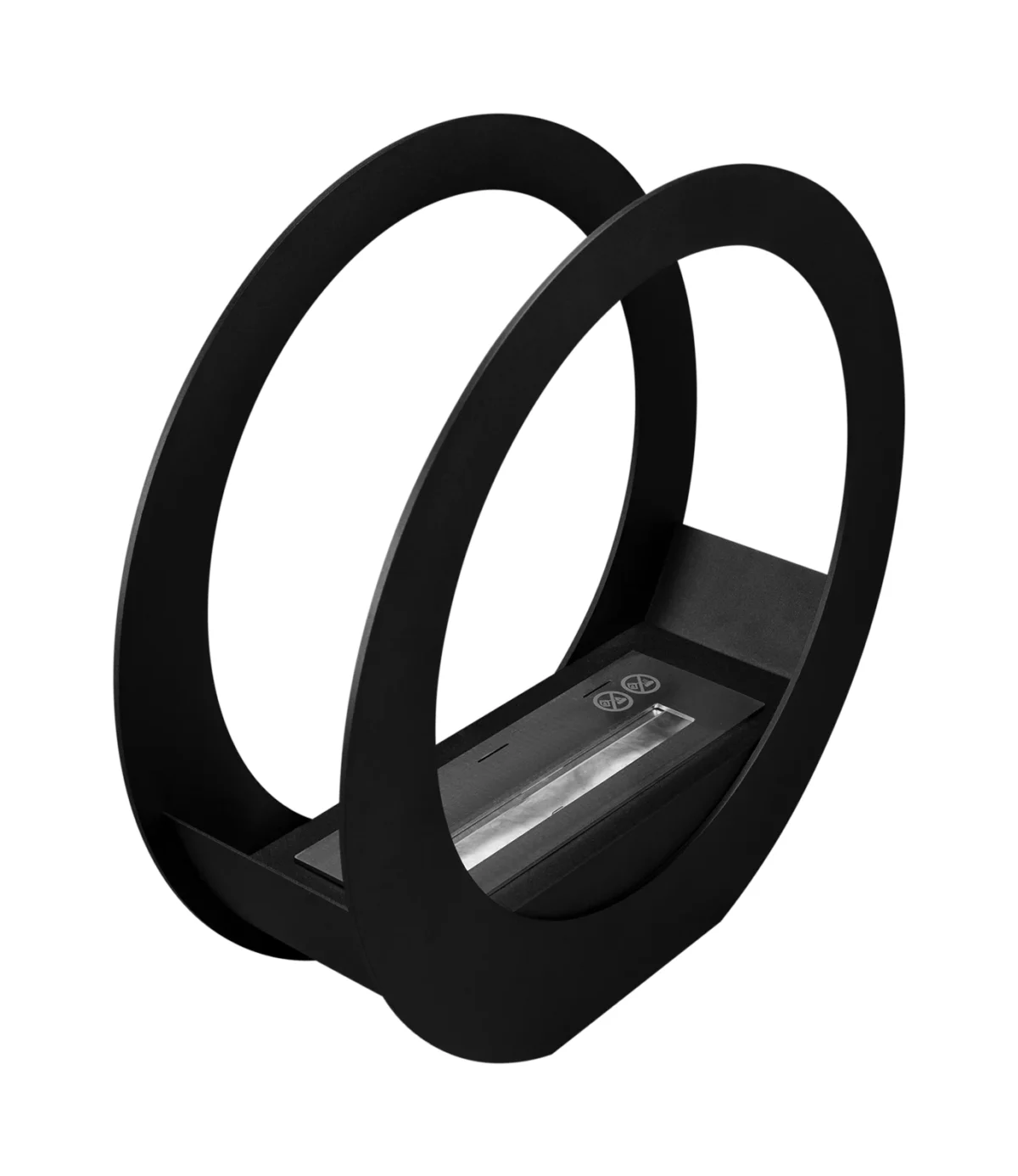 4839 Freistehender Bio-Kamin ONLY schwarz matt