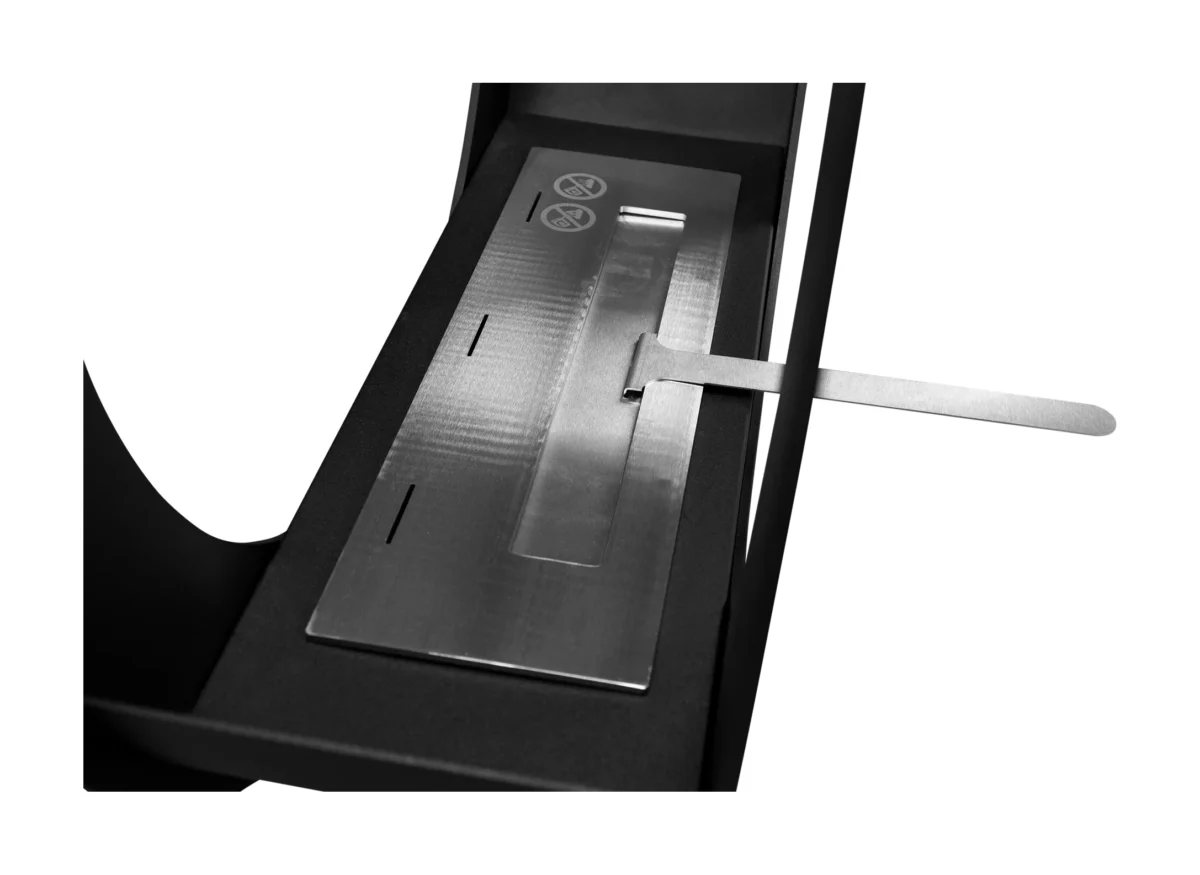 4845 Freistehender Bio-Kamin ONLY schwarz matt