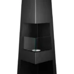Bioethanol-Standkamin PYRAMID GARDEN – Schwarz Matt
