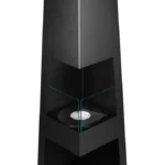 Bioethanol-Standkamin PYRAMID GARDEN – Schwarz Matt