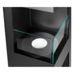 Bioethanol-Standkamin PYRAMID GARDEN – Schwarz Matt