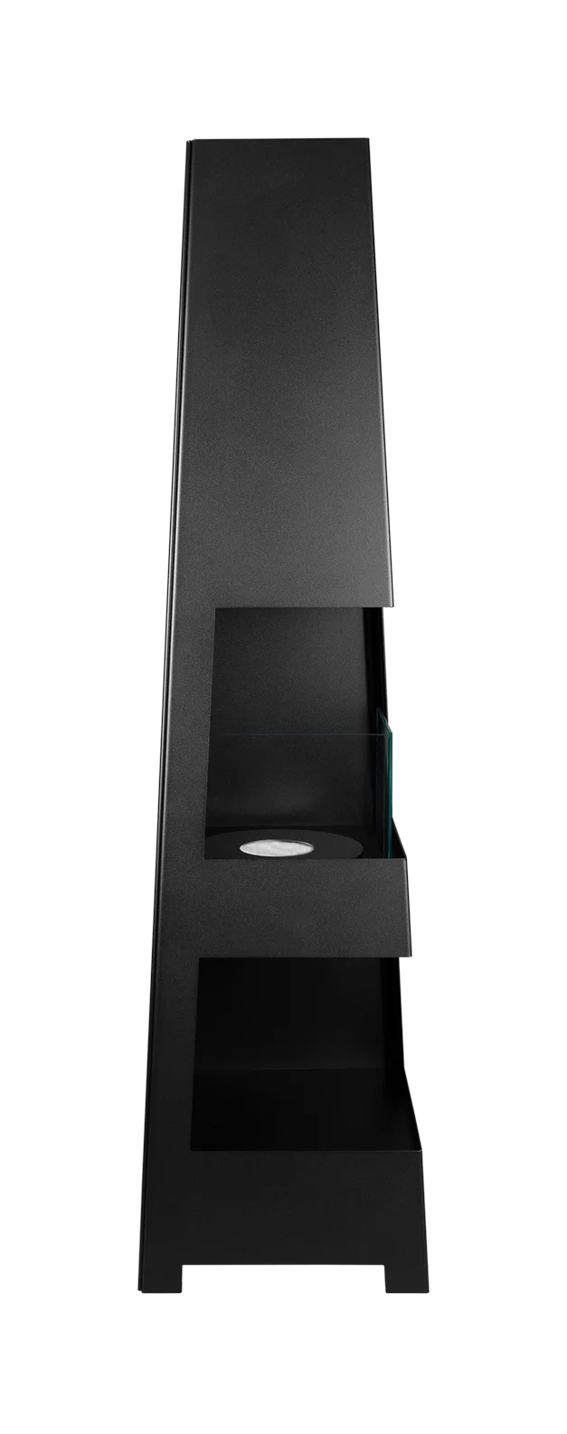 4879 Freistehender Bio-Kamin Pyramid Garden schwarz matt