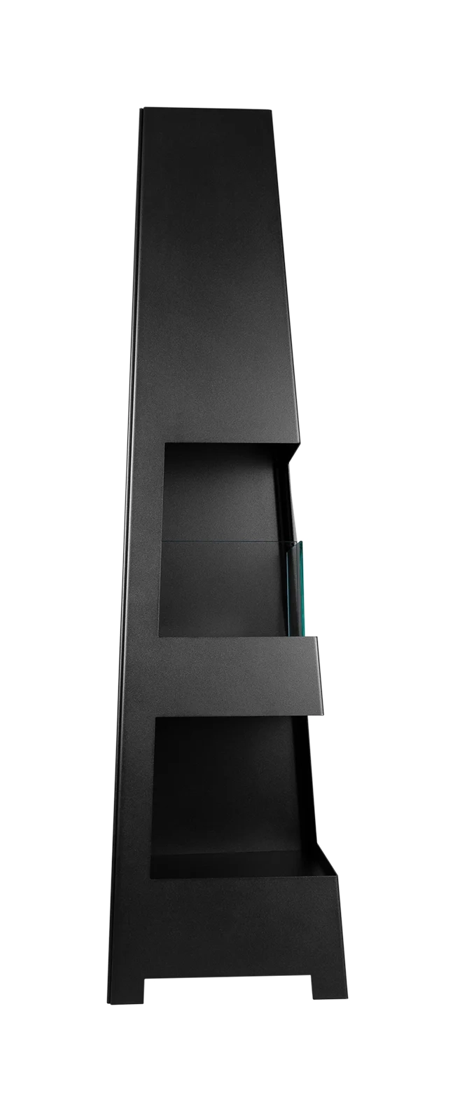 4881 Freistehender Bio-Kamin Pyramid Garden schwarz matt