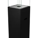4962 Bioethanol-Standkamin PATIO – BESTIA – Schwarz Matt