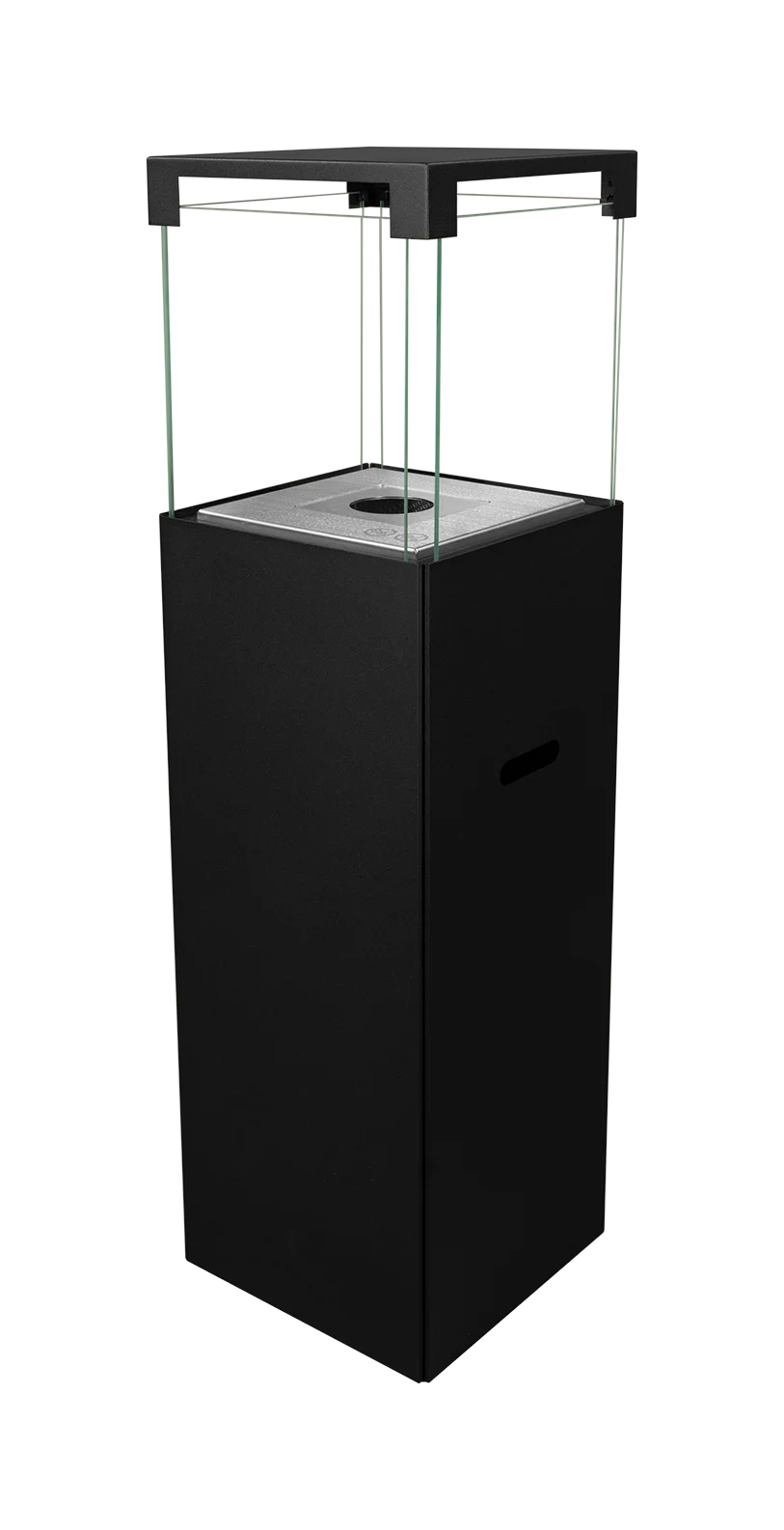 Freistehender Bio-Kamin PATIO - BESTIA schwarz matt