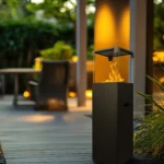 4972 Bioethanol-Standkamin PATIO – BESTIA – Schwarz Matt