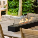 4990 Bio-Kamin Einsatz mit Glas 700mm