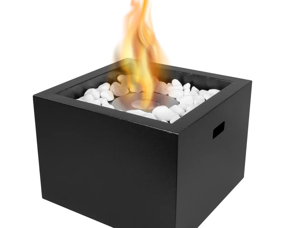 5010 Freistehender Bio-Kamin Novium schwarz matt