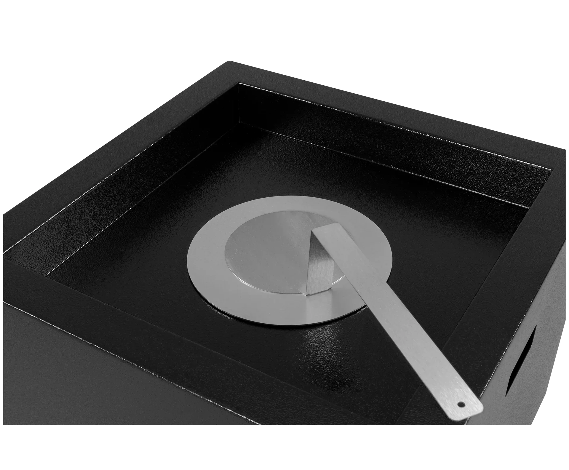 5012 Freistehender Bio-Kamin Novium schwarz matt