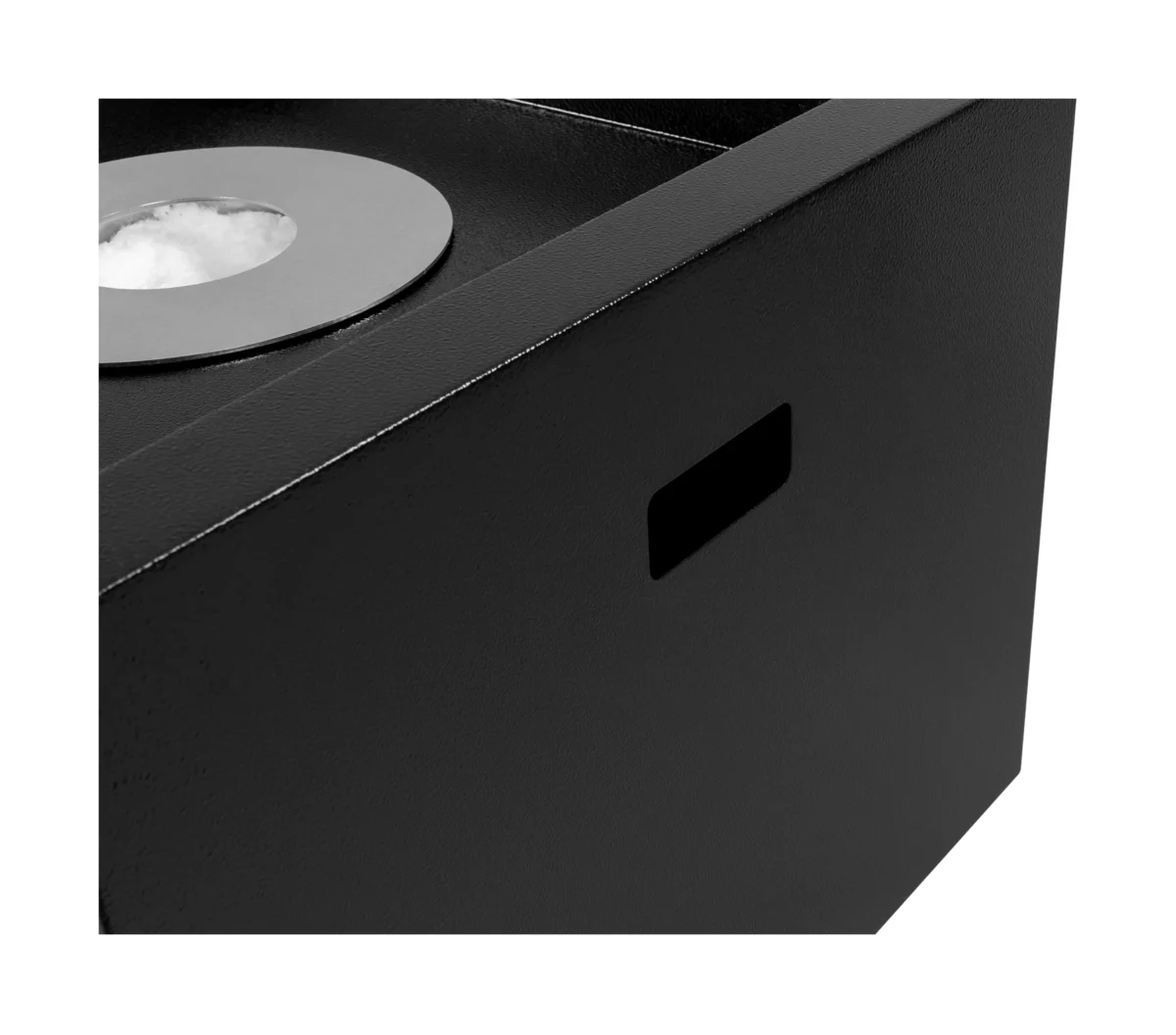 5013 Freistehender Bio-Kamin Novium schwarz matt