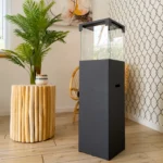 5021 Bioethanol-Standkamin PATIO – BESTIA – Schwarz Matt