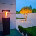 5024 Bioethanol-Standkamin PATIO – BESTIA – Schwarz Matt