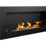 5027 Bioethanol-Wandkamin BOX 900 × 400 – mit Glasscheibe
