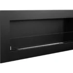 5028 Bioethanol-Wandkamin BOX 900 × 400 – mit Glasscheibe