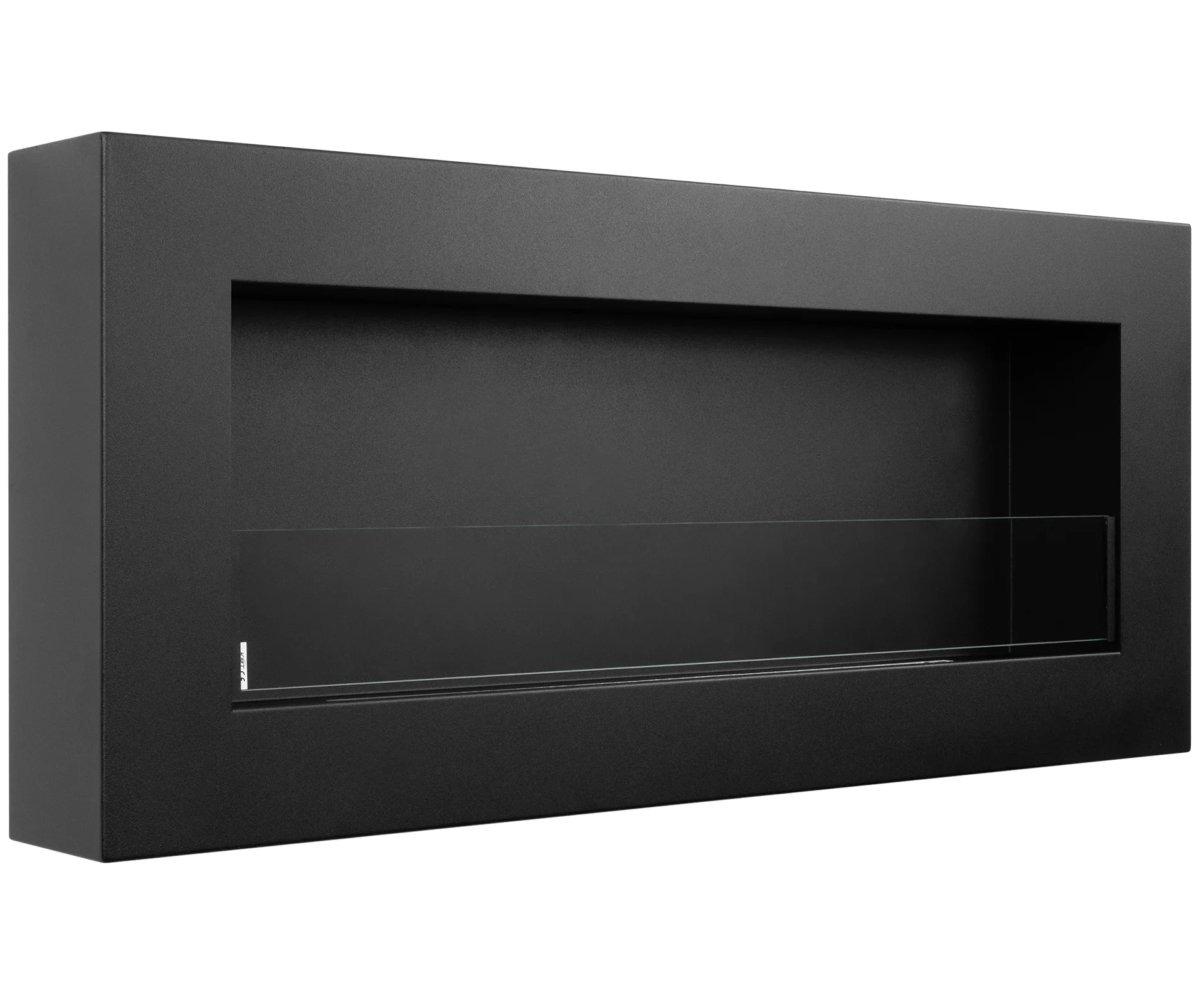 5031 Biokamin Box 900x400 schwarz mit Glas