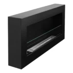 5032 Bioethanol-Wandkamin BOX 900 × 400 – mit Glasscheibe
