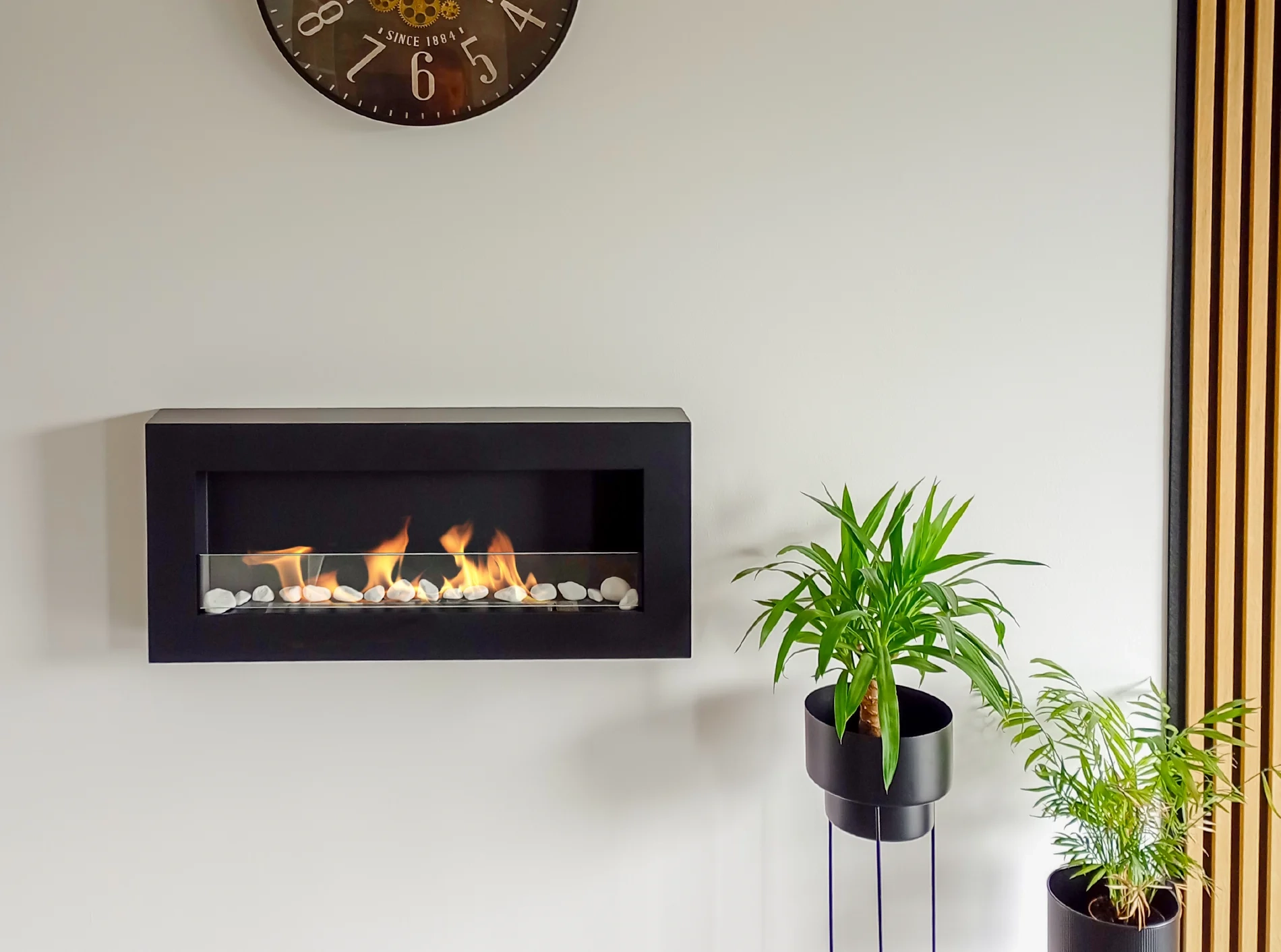 5039 Biokamin Box 900x400 schwarz mit Glas
